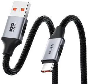 AJMRTC 6A Fast Charging Braided USB A to USBC Cable 1.6ft, 480Mbps Data Sync PD Charger Cord for Android Auto, CarPlay, iPhone 17 16 15 Pro Max and USBC Devices AJMRTC 6A Fast Charging Braided USB A to USBC Cable 1.6ft, 480Mbps Data Sync PD Charger Cord for Android Auto, CarPlay, iPhone 17 16 15 Pro Max and USBC Devices