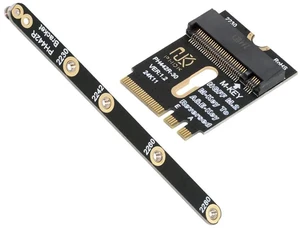 AJMRTC NGFF M.2 Key A+E to PCIE4.0 NVMe MKey Adapter with Mount Bracket, Expansion Riser Card for Laptop Motherboard, Supports 22302280 NVMe SSD Storage Upgrade and Hardware DIY Modification AJMRTC NGFF M.2 Key A+E to PCIE4.0 NVMe MKey Adapter with Mount Bracket, Expansion Riser Card for Laptop Motherboard, Supports 22302280 NVMe SSD Storage Upgrade and Hardware DIY Modification