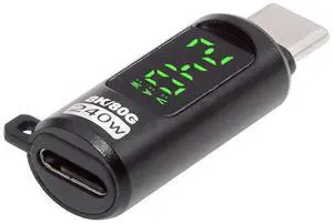 AJMRTC USB5.0 Male to Female Extension Adapter with Smart LED Display,80Gbps Data,240W PD PassThrough Charging,8K 5K Video,Compatible with USB4.0 Thunderbolt 3 4 5 AJMRTC USB5.0 Male to Female Extension Adapter with Smart LED Display,80Gbps Data,240W PD PassThrough Charging,8K 5K Video,Compatible with USB4.0 Thunderbolt 3 4 5