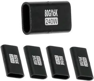 AJMRTC 5Pcs/Lot USB5.0 Female to Female Extension Adapter,80Gbps Data,240W PD PassThrough Charging,16K 8K 5K Video,Compatible with USB4.0 Thunderbolt 3 4 5 Cable Coupler AJMRTC 5Pcs/Lot USB5.0 Female to Female Extension Adapter,80Gbps Data,240W PD PassThrough Charging,16K 8K 5K Video,Compatible with USB4.0 Thunderbolt 3 4 5 Cable Coupler