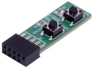 AJMRTC Mainboard 9Pin Reset Power Jumper Starter Board,Computer Power Switching Adapter Board with Button,Manual Power Reset Control for PC Maintenance and Debugging Tasks AJMRTC Mainboard 9Pin Reset Power Jumper Starter Board,Computer Power Switching Adapter Board with Button,Manual Power Reset Control for PC Maintenance and Debugging Tasks