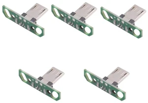 AJMRTC 5Pcs/Set DIY OEM Micro USB2.0 Male Plug,13mm Long SolderType PCB Mount Connector,for Electronic DIY Modification,PCB Circuit Assembly and Hardware Repair AJMRTC 5Pcs/Set DIY OEM Micro USB2.0 Male Plug,13mm Long SolderType PCB Mount Connector,for Electronic DIY Modification,PCB Circuit Assembly and Hardware Repair