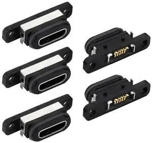 AJMRTC 5Pcs/Set DIY OEM USB2.0 MicroB Female Receptacle Socket,SMT SurfaceMount Waterproof Connector,480Mbps Data Rate for PCB Assembly,Outdoor Electronic Device Port Replacement AJMRTC 5Pcs/Set DIY OEM USB2.0 MicroB Female Receptacle Socket,SMT SurfaceMount Waterproof Connector,480Mbps Data Rate for PCB Assembly,Outdoor Electronic Device Port Replacement