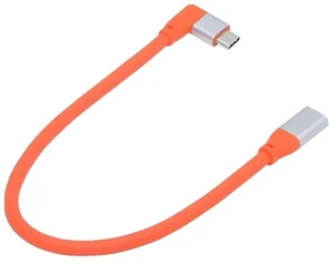 AJMRTC 30cm 90 Degree LeftRight Angled USB3.2 TypeC Male to Female Extension Cable,Ultra Soft HighFlex Cord,20Gbps,100W PD Charging,8K 5K Video,Compatible with USB4.0,Thunderbolt 3 4 AJMRTC 30cm 90 Degree LeftRight Angled USB3.2 TypeC Male to Female Extension Cable,Ultra Soft HighFlex Cord,20Gbps,100W PD Charging,8K 5K Video,Compatible with USB4.0,Thunderbolt 3 4