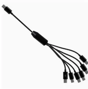 AJMRTC USBC 1to6 Multi Charging Splitter Cable,Single TypeC Male to Six USBC Male Cord,MultiDevice Simultaneous Charging Cable for Smartphones,Tablets and USBC Powered Gadgets AJMRTC USBC 1to6 Multi Charging Splitter Cable,Single TypeC Male to Six USBC Male Cord,MultiDevice Simultaneous Charging Cable for Smartphones,Tablets and USBC Powered Gadgets