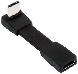 AJMRTC 51MM UpAngled 90Degree FPC Flat Slim USBC Extension Cable Male to Female,USB5.0 80Gbps,240W PD Charging,16K 8K@60Hz Video for USB4 Thunderbolt 3/4/5 Laptops,SSD Docks AJMRTC 51MM UpAngled 90Degree FPC Flat Slim USBC Extension Cable Male to Female,USB5.0 80Gbps,240W PD Charging,16K 8K@60Hz Video for USB4 Thunderbolt 3/4/5 Laptops,SSD Docks