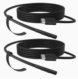 AJMRTC 1.8M USBC to Surface Charging Cable,100W PD 15V/3A Power Cord for Microsoft Surface Pro 3 4 5 6 7 8 9,Surface Go,Surface Book,Surface Laptop Series Laptops AJMRTC 1.8M USBC to Surface Charging Cable,100W PD 15V/3A Power Cord for Microsoft Surface Pro 3 4 5 6 7 8 9,Surface Go,Surface Book,Surface Laptop Series Laptops