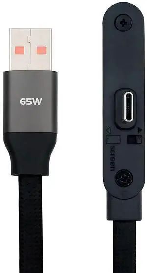 AJMRTC Angled USBA to USBC 65W Fast Charging Cable with Foldable Phone Stand DualHolder Bracket,Durable TypeC Charger Cord for Smartphones,Tablets,USBC Portable Devices AJMRTC Angled USBA to USBC 65W Fast Charging Cable with Foldable Phone Stand DualHolder Bracket,Durable TypeC Charger Cord for Smartphones,Tablets,USBC Portable Devices