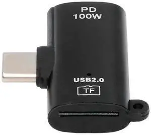 AJMRTC USBC Host to TF MicroSD Card Reader OTG Adapter,100W PD PassThrough Charging,480Mbps Data for Laptops,Tablets,Smartphones,Supports TFlash Memory Card Reading AJMRTC USBC Host to TF MicroSD Card Reader OTG Adapter,100W PD PassThrough Charging,480Mbps Data for Laptops,Tablets,Smartphones,Supports TFlash Memory Card Reading