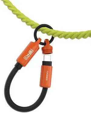 AJMRTC Keychain USBC to USBC Short Cable 0.5FT Orange,Portable Lanyard 240W PD Fast Charging Cord,USB2.0 480Mbps Data Sync for iPhone 17 16 15 Pro Max,iPad Pro,USBC Laptops & Smartphones AJMRTC Keychain USBC to USBC Short Cable 0.5FT Orange,Portable Lanyard 240W PD Fast Charging Cord,USB2.0 480Mbps Data Sync for iPhone 17 16 15 Pro Max,iPad Pro,USBC Laptops & Smartphones