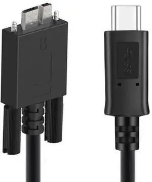 AJMRTC ScrewMount USBC to Micro USB 3.0 Data Cable,5Gbps HighSpeed Transfer Cord for Industrial Cameras,Portable Hard Drives,MassStorage Devices,FixedInstallation Industrial Equipment AJMRTC ScrewMount USBC to Micro USB 3.0 Data Cable,5Gbps HighSpeed Transfer Cord for Industrial Cameras,Portable Hard Drives,MassStorage Devices,FixedInstallation Industrial Equipment