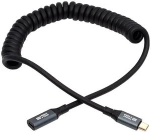 AJMRTC Stretch Coiled USB4 USBC Male to Female Extension Cable, 20Gbps Data, 100W PD Charging, 8K Video, Max 180CM Straight Stretched Length for Laptop, Keyboard, Tablet USBC Peripherals AJMRTC Stretch Coiled USB4 USBC Male to Female Extension Cable, 20Gbps Data, 100W PD Charging, 8K Video, Max 180CM Straight Stretched Length for Laptop, Keyboard, Tablet USBC Peripherals