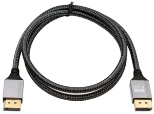 AJMRTC 2M DisplayPort DP to DP Cable,4K@60Hz UltraHD UHD Video Cord with Silver Sleeve,GoldPlated Connector for Desktop,Laptop,Monitor,Graphics Card,Gaming Workstation AJMRTC 2M DisplayPort DP to DP Cable,4K@60Hz UltraHD UHD Video Cord with Silver Sleeve,GoldPlated Connector for Desktop,Laptop,Monitor,Graphics Card,Gaming Workstation
