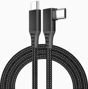 AJMRTC 5M(16FT) RightAngle USBC VR Link Cable for Quest 2/3,60W PD Fast Charging 5Gbps HighSpeed Data Sync Cord,Stable Streaming for PC VR Gaming Headset AJMRTC 5M(16FT) RightAngle USBC VR Link Cable for Quest 2/3,60W PD Fast Charging 5Gbps HighSpeed Data Sync Cord,Stable Streaming for PC VR Gaming Headset