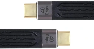 AJMRTC 13cm Flat Slim FPC USB4 TypeC Male to Male Cable,40Gbps Data Transfer,100W PD Fast Charging,8K Video Output,Short Flexible Flat Cord for Laptop,Phone,SSD Docking Station AJMRTC 13cm Flat Slim FPC USB4 TypeC Male to Male Cable,40Gbps Data Transfer,100W PD Fast Charging,8K Video Output,Short Flexible Flat Cord for Laptop,Phone,SSD Docking Station