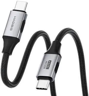 AJMRTC USB4 Cable 3.3FT, Slim Flexible TypeC Cable, 40Gbps Data Transfer, 240W PD Fast Charging, 8K@60Hz Video Cord Compatible with Thunderbolt 5 4 3, for iPhone 17 16 15 Pro Max, MacBook Pro Air, Do AJMRTC USB4 Cable 3.3FT, Slim Flexible TypeC Cable, 40Gbps Data Transfer, 240W PD Fast Charging, 8K@60Hz Video Cord Compatible with Thunderbolt 5 4 3, for iPhone 17 16 15 Pro Max, MacBook Pro Air, Do