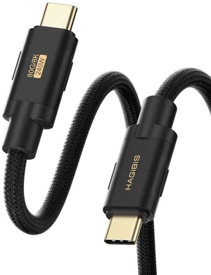 AJMRTC USB4 V2 USBC to USBC Cable 1.6ft Black, 80Gbps 240W PD Fast Charging 8K@60Hz Video Cord for iPhone 17 16 Pro Max, iPad Pro, Thunderbolt 5/4/3, MacBook Pro AJMRTC USB4 V2 USBC to USBC Cable 1.6ft Black, 80Gbps 240W PD Fast Charging 8K@60Hz Video Cord for iPhone 17 16 Pro Max, iPad Pro, Thunderbolt 5/4/3, MacBook Pro