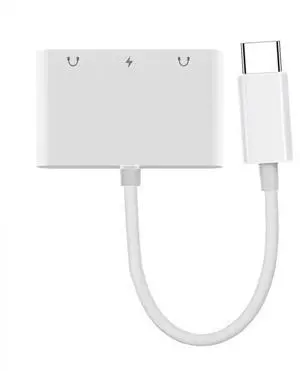 AJMRTC USBC Male to Dual 3.5mm AUX & MIC Audio Adapter,5Gbps USBC External Sound Card with PD Power Charging Port for Laptop,Tablet,Smartphone,Audio Headset Microphone AJMRTC USBC Male to Dual 3.5mm AUX & MIC Audio Adapter,5Gbps USBC External Sound Card with PD Power Charging Port for Laptop,Tablet,Smartphone,Audio Headset Microphone