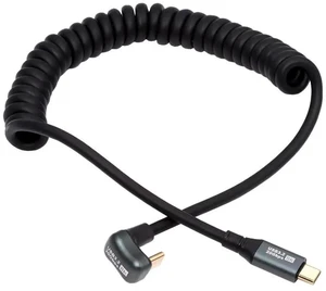 AJMRTC Stretch Coiled USBC to USBC Cable 180cm After Stretch,20Gbps USB4 Data,100W PD Charging,8K Video,Opposite BackAngled Connector for Laptop,Keyboard,Tablet AJMRTC Stretch Coiled USBC to USBC Cable 180cm After Stretch,20Gbps USB4 Data,100W PD Charging,8K Video,Opposite BackAngled Connector for Laptop,Keyboard,Tablet
