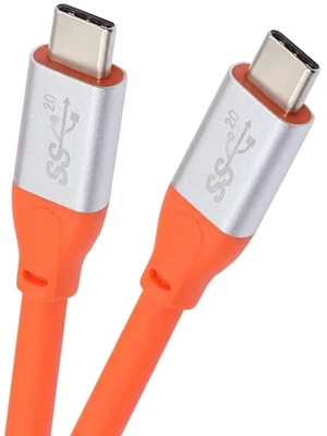 AJMRTC 50cm UltraSoft HighFlex USB4.0 Male to Male Cable,20Gbps USB3.2 Data,100W PD Charging,8K 5K 4K Video Output,HyperSuper Flexible Cord for Laptop,SSD,Docking Station AJMRTC 50cm UltraSoft HighFlex USB4.0 Male to Male Cable,20Gbps USB3.2 Data,100W PD Charging,8K 5K 4K Video Output,HyperSuper Flexible Cord for Laptop,SSD,Docking Station