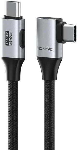 AJMRTC 3.3FT Side90Degree Braided USB4 V2.0 USBC Cable,80Gbps Data,240W PD3.1 Fast Charging,8K@60Hz Video,Compatible with Thunderbolt 5/4,iPhone 17 16 15 Pro Max,iPad Pro,MacBook AJMRTC 3.3FT Side90Degree Braided USB4 V2.0 USBC Cable,80Gbps Data,240W PD3.1 Fast Charging,8K@60Hz Video,Compatible with Thunderbolt 5/4,iPhone 17 16 15 Pro Max,iPad Pro,MacBook