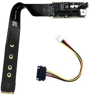 AJMRTC M.2 NGFF NVMe MKey to PCIE X1 X4 X8 X16 Extension Cable, PCIExpress Graphics Card Riser Adapter, Compatible with M2 2260 2280 NVMe SSD for Desktop PC DIY Case Mod AJMRTC M.2 NGFF NVMe MKey to PCIE X1 X4 X8 X16 Extension Cable, PCIExpress Graphics Card Riser Adapter, Compatible with M2 2260 2280 NVMe SSD for Desktop PC DIY Case Mod