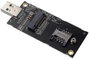 AJMRTC M.2 NGFF KeyB WWAN Riser Adapter Card with SIM Slot, USB3.0 Interface for 3G/4G/5G LTE NGFF M.2 BKey Modem Module, Convert M.2 WWAN Card to USB for Desktop PC Embedded Integration AJMRTC M.2 NGFF KeyB WWAN Riser Adapter Card with SIM Slot, USB3.0 Interface for 3G/4G/5G LTE NGFF M.2 BKey Modem Module, Convert M.2 WWAN Card to USB for Desktop PC Embedded Integration
