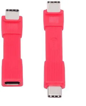 AJMRTC 2Pack USB5.0 FPC Flat Slim USBC Extension Cable, UpAngled 90Degree MaletoMale & MaletoFemale,80Gbps PD3.1 240W,16K 8K@60Hz 5K Video,Compatible with USB4.0 Thunderbolt,Red AJMRTC 2Pack USB5.0 FPC Flat Slim USBC Extension Cable, UpAngled 90Degree MaletoMale & MaletoFemale,80Gbps PD3.1 240W,16K 8K@60Hz 5K Video,Compatible with USB4.0 Thunderbolt,Red