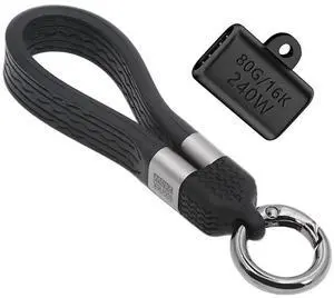 AJMRTC Short 13cm Black USB5.0 Flat Slim FPC USBC Cable,80Gbps 240W PD Fast Charging,16K@30Hz 8K@60Hz 5K Video,Female Extender with Lanyard Strap,Compatible with USB4.0 Thunderbolt 3/4/5 AJMRTC Short 13cm Black USB5.0 Flat Slim FPC USBC Cable,80Gbps 240W PD Fast Charging,16K@30Hz 8K@60Hz 5K Video,Female Extender with Lanyard Strap,Compatible with USB4.0 Thunderbolt 3/4/5
