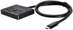 AJMRTC 50cm USBC BiDirectional MST 1to2 Switch Hub,8K@30Hz Video,100W PD Charging,10Gbps Data,TypeC Splitter with Short Cable for DualMonitor,Notebook and Docking Workstation AJMRTC 50cm USBC BiDirectional MST 1to2 Switch Hub,8K@30Hz Video,100W PD Charging,10Gbps Data,TypeC Splitter with Short Cable for DualMonitor,Notebook and Docking Workstation