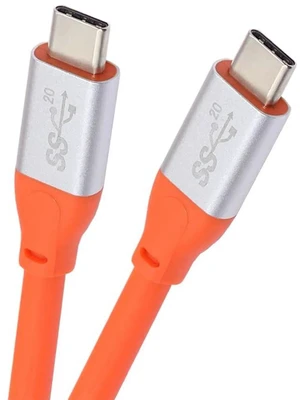 AJMRTC 300cm Super Flexible USBC Male to Male Cable, 20Gbps USB3.2, 100W PD Fast Charging, 8K 5K 4K Video Output, UltraSoft HighFlex Cord for Laptop, SSD Enclosure, Docking Station AJMRTC 300cm Super Flexible USBC Male to Male Cable, 20Gbps USB3.2, 100W PD Fast Charging, 8K 5K 4K Video Output, UltraSoft HighFlex Cord for Laptop, SSD Enclosure, Docking Station