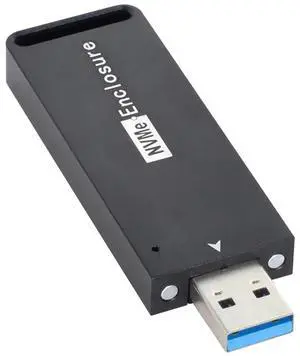 AJMRTC USB3.1 Gen2 M.2 NVMe MKey SSD Enclosure, 10Gbps USBC External Hard Drive Case, Portable Storage Adapter for 2230 2242Size PCIe MKey NGFF NVMe SSD, ToolFree Installation AJMRTC USB3.1 Gen2 M.2 NVMe MKey SSD Enclosure, 10Gbps USBC External Hard Drive Case, Portable Storage Adapter for 2230 2242Size PCIe MKey NGFF NVMe SSD, ToolFree Installation