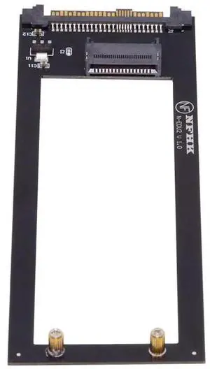 AJMRTC SFF8639 U.2 Host to E1.S EDSFF GENZ Ruler1U Short SSD Carrier Adapter with Heatsink, Supports 9.5mm 15mm 25mm SSD, Compatible with PM9A3 PM9D3 P5801X for Server Storage AJMRTC SFF8639 U.2 Host to E1.S EDSFF GENZ Ruler1U Short SSD Carrier Adapter with Heatsink, Supports 9.5mm 15mm 25mm SSD, Compatible with PM9A3 PM9D3 P5801X for Server Storage