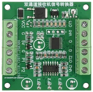 AJMRTC 2CH PWM to Voltage Signal Converter Board, Servo Aeromodel Receiver Conversion Module, RC Crawler Motor Controller Accessory for RC Model Signal Conversion Projects AJMRTC 2CH PWM to Voltage Signal Converter Board, Servo Aeromodel Receiver Conversion Module, RC Crawler Motor Controller Accessory for RC Model Signal Conversion Projects