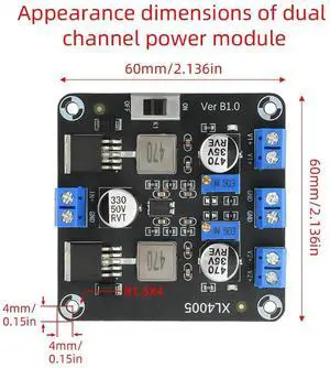 AJMRTC XL4005E1 DCDC StepDown Converter Board, Adjustable Voltage Constant Current Charging Module, Buck Switching Power Supply Module for Battery Charging and DIY Power Projects AJMRTC XL4005E1 DCDC StepDown Converter Board, Adjustable Voltage Constant Current Charging Module, Buck Switching Power Supply Module for Battery Charging and DIY Power Projects