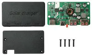 AJMRTC Solar Voltage Stabilizer Charging Module, PD 100W TypeC Dual USB QC3.0 Output, DIY Electronic Module for 12V Solar System, Laptop and Device Charging Projects AJMRTC Solar Voltage Stabilizer Charging Module, PD 100W TypeC Dual USB QC3.0 Output, DIY Electronic Module for 12V Solar System, Laptop and Device Charging Projects