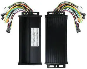AJMRTC TripleMode Sine Wave Brushless Motor Controller Black Gold Edition, 36V 48V 52V 60V 40A, 1000W2000W EBike Speed Controller for Electric Bicycle Hub Motor Replacement AJMRTC TripleMode Sine Wave Brushless Motor Controller Black Gold Edition, 36V 48V 52V 60V 40A, 1000W2000W EBike Speed Controller for Electric Bicycle Hub Motor Replacement