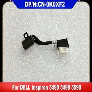 AJMRTC 0K0XF2 DC Power Jack Harness Cable Replacement for Inspiron 5490 5498 5590 Laptop, DCIn Socket Plug Charging Port Cable Repair Spare Part for Notebook Power Supply AJMRTC 0K0XF2 DC Power Jack Harness Cable Replacement for Inspiron 5490 5498 5590 Laptop, DCIn Socket Plug Charging Port Cable Repair Spare Part for Notebook Power Supply