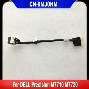 AJMRTC 0MJ0HM DC Power Jack Harness Cable Replacement for Precision M7710 M7720 Workstation Laptop, DCIn Socket Plug Charging Port Cable Repair Spare Part for Notebook Power Input AJMRTC 0MJ0HM DC Power Jack Harness Cable Replacement for Precision M7710 M7720 Workstation Laptop, DCIn Socket Plug Charging Port Cable Repair Spare Part for Notebook Power Input