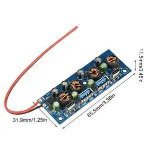 AJMRTC DC 930V Input PD2.0 PD3.0 10A HighPower Fast Charging StepDown Module, MultiProtocol Desktop Buck Charger Module with TypeC and USBA Interfaces for DIY Power Supply Projects AJMRTC DC 930V Input PD2.0 PD3.0 10A HighPower Fast Charging StepDown Module, MultiProtocol Desktop Buck Charger Module with TypeC and USBA Interfaces for DIY Power Supply Projects