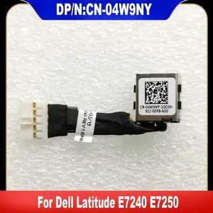 AJMRTC 04W9NY CN04W9NY DC Power Jack In Cable Replacement for Latitude E7240 E7250 Laptop, DCIn Charging Port Socket Harness Cable Notebook Power Input Repair Spare Part AJMRTC 04W9NY CN04W9NY DC Power Jack In Cable Replacement for Latitude E7240 E7250 Laptop, DCIn Charging Port Socket Harness Cable Notebook Power Input Repair Spare Part
