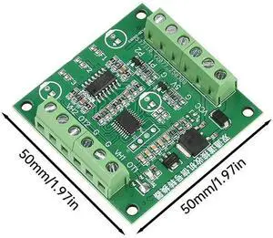 AJMRTC DualChannel PWM to Voltage Signal Converter Receiver Module, Servo Signal Conversion Board 724V Power Input for RC Crawler, Motor Controller Remote Control Electronic DIY Kit AJMRTC DualChannel PWM to Voltage Signal Converter Receiver Module, Servo Signal Conversion Board 724V Power Input for RC Crawler, Motor Controller Remote Control Electronic DIY Kit