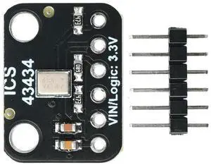 AJMRTC ICS43434 I2S MEMS Microphone Mini Module, DC 1.5V3.6V LowPower Digital MEMS Mic Board with Builtin LowPass Filter for Audio Collection DIY Embedded Sound Acquisition Projects AJMRTC ICS43434 I2S MEMS Microphone Mini Module, DC 1.5V3.6V LowPower Digital MEMS Mic Board with Builtin LowPass Filter for Audio Collection DIY Embedded Sound Acquisition Projects