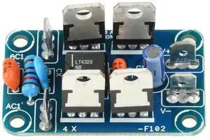 AJMRTC LT4320 Ideal Diode Rectifier Bridge Module, AC 740V Input LowLoss Active Rectifier Board Upgrade Kit for JLH 1969 ClassA Power Amplifier, Replace Traditional Rectifier Tube for HiFi Audio D AJMRTC LT4320 Ideal Diode Rectifier Bridge Module, AC 740V Input LowLoss Active Rectifier Board Upgrade Kit for JLH 1969 ClassA Power Amplifier, Replace Traditional Rectifier Tube for HiFi Audio D