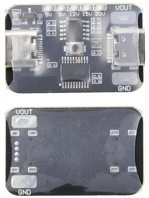 AJMRTC USBC PD Trigger Decoy Module, PD2.0 PD3.0 Fast Charging Deception Board, 5V 9V 12V 15V 20V Adjustable Voltage Output, for Power Supply Aging Test, Electronic DIY & Charger Protocol Detection AJMRTC USBC PD Trigger Decoy Module, PD2.0 PD3.0 Fast Charging Deception Board, 5V 9V 12V 15V 20V Adjustable Voltage Output, for Power Supply Aging Test, Electronic DIY & Charger Protocol Detection