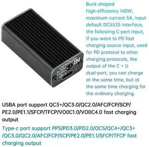 AJMRTC 140W MultiProtocol Fast Charging Board, DC 9V35V Input PD Fast Charger Module Supports QC4.0 QC5.0 PD2.0 PD3.0 PPS FCP for Mobile Phone DIY Power Supply Project AJMRTC 140W MultiProtocol Fast Charging Board, DC 9V35V Input PD Fast Charger Module Supports QC4.0 QC5.0 PD2.0 PD3.0 PPS FCP for Mobile Phone DIY Power Supply Project
