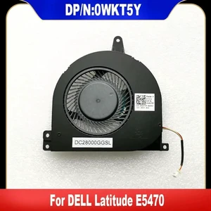 AJMRTC Laptop CPU Cooling Fan, Replacement 0WKT5Y WKT5Y CN0WKT5Y, DC 5V 4Pin PWM Cooler Fan for Dell Latitude E5470 Notebook Internal Heat Dissipation Repair Spare Part AJMRTC Laptop CPU Cooling Fan, Replacement 0WKT5Y WKT5Y CN0WKT5Y, DC 5V 4Pin PWM Cooler Fan for Dell Latitude E5470 Notebook Internal Heat Dissipation Repair Spare Part