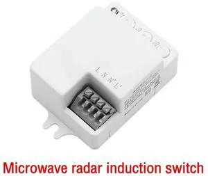 AJMRTC 5.8GHz Microwave Radar Body Sensor Module, AC 220V240V 28M Detection Distance Mini Automatic Motion Sensor Switch for Home Staircase Corridor Lighting Control DIY Repair Part AJMRTC 5.8GHz Microwave Radar Body Sensor Module, AC 220V240V 28M Detection Distance Mini Automatic Motion Sensor Switch for Home Staircase Corridor Lighting Control DIY Repair Part
