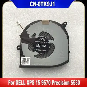 AJMRTC Laptop GPU Cooling Fan, Replacement 0TK9J1 TK9J1 CN0TK9J1, DC 5V 4Pin PWM Graphics Cooler Fan for Dell XPS 15 9570 Precision 5530 Notebook Thermal Repair Spare Part AJMRTC Laptop GPU Cooling Fan, Replacement 0TK9J1 TK9J1 CN0TK9J1, DC 5V 4Pin PWM Graphics Cooler Fan for Dell XPS 15 9570 Precision 5530 Notebook Thermal Repair Spare Part