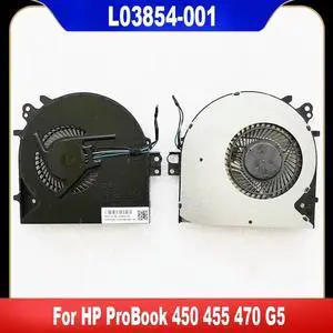 AJMRTC Laptop CPU Cooling Fan L03854001, 4Pin PWM Internal Cooler Radiator Replacement for HP ProBook 450 G5, 455 G5, 470 G5 Notebook, DC 5V 0.5A Notebook Thermal Repair Spare Fan AJMRTC Laptop CPU Cooling Fan L03854001, 4Pin PWM Internal Cooler Radiator Replacement for HP ProBook 450 G5, 455 G5, 470 G5 Notebook, DC 5V 0.5A Notebook Thermal Repair Spare Fan